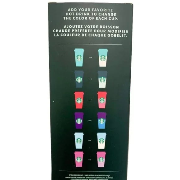 Starbucks Exclusive Valentine's 2023 Color Changing Reusable Hot Cups NIB - Picture 2 of 3